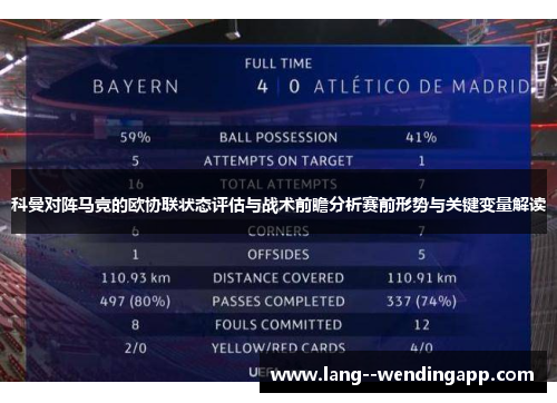 科曼对阵马竞的欧协联状态评估与战术前瞻分析赛前形势与关键变量解读 科曼对阵马竞的欧协联状态评估与战术前瞻分析赛前形势与关键变量解读